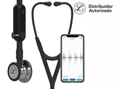 Estetoscópio Littmann Core Digital 8490 Preto SOLVENTUM