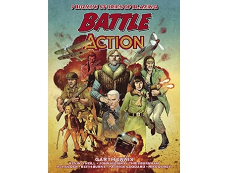 Livro Battle Action de Garth Ennis (Inglês - Capa Dura)