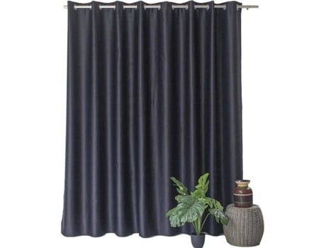 Cortina Blackout Obskur 300 X 240 Cm Cor Preta ENJOY HOME