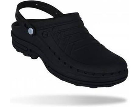 Soca WOCK Clog Palmilha Profissional Preto com Presilha (41 - 42)