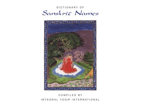 Livro dictionary of sanskrit names de the integral yoga institute (inglês)