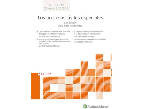 Livro Los Procesos Civiles Especiales de Vários Autores (Espanhol)