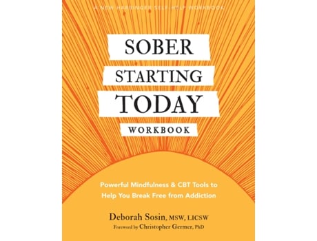 Livro Sober Starting Today Workbook de Deborah Sosin Msw Licsw (Inglês)