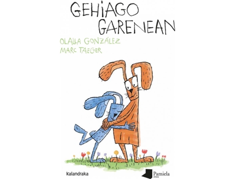 Livro Gehiago Garenean de Pat Hutchins (Basco)