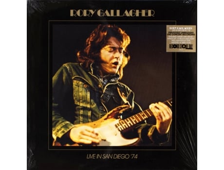 LP Rory Gallagher - Live In San Diego `74 [2Lp Vinil] 180 Gramas Edição Limitada