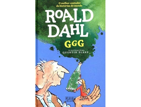 Livro GGG, o grande gigante gentil de Roald Dahl (Português)