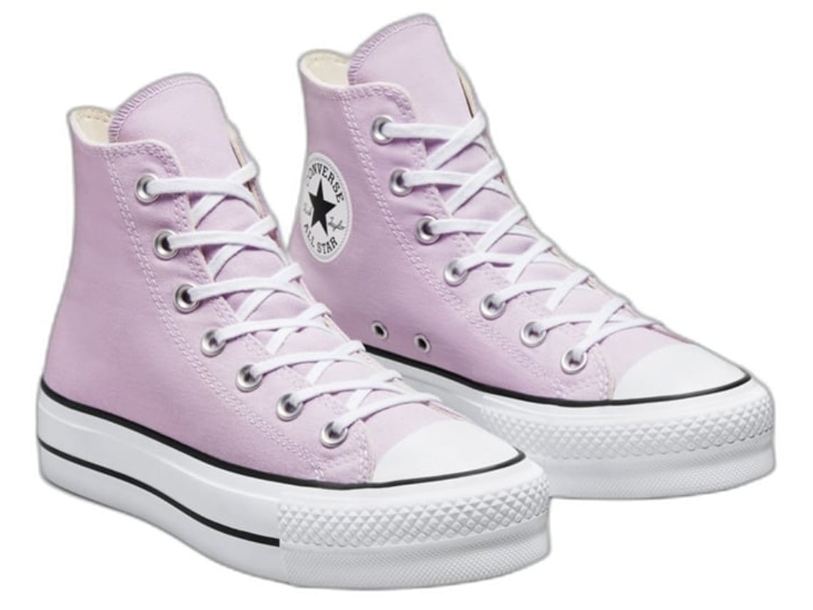 T nis CONVERSE Chuck Taylor Lift Hi Mulher 35 Rosa Worten.pt