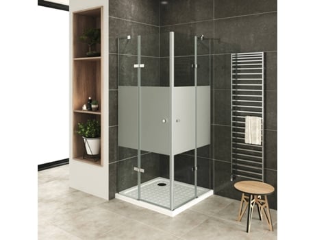 Cabine de Duche MOMENTS OF GLASS DK19MF com Base (Vidro - 80x100x180 cm)