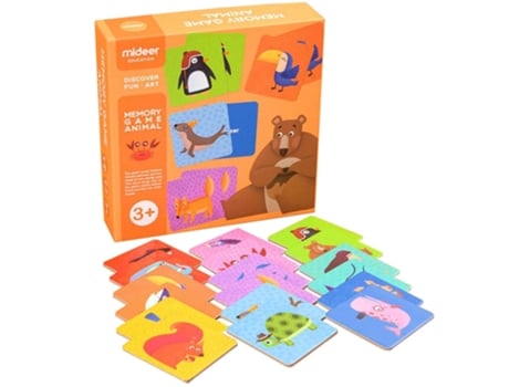 Memory Game Animal MIDEER (Idade minima recomendada: 3 anos)