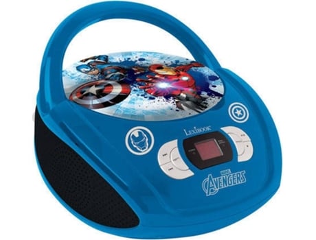 Rádio  Avengers  RCD108AV (Azul - Digital - FM - Pilhas e Corrente)