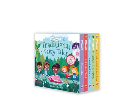 Livro Traditional Fold-Out Fairy Tales 5-Book Collection de Sarah Wade (Inglês - Capa Dura)