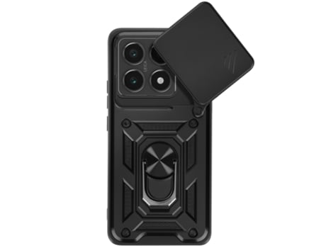 Capa Anéis Tampa Câmara para Xiaomi Xiaomi 14T MAYAXESS Acrílico Anti-Choque Preto