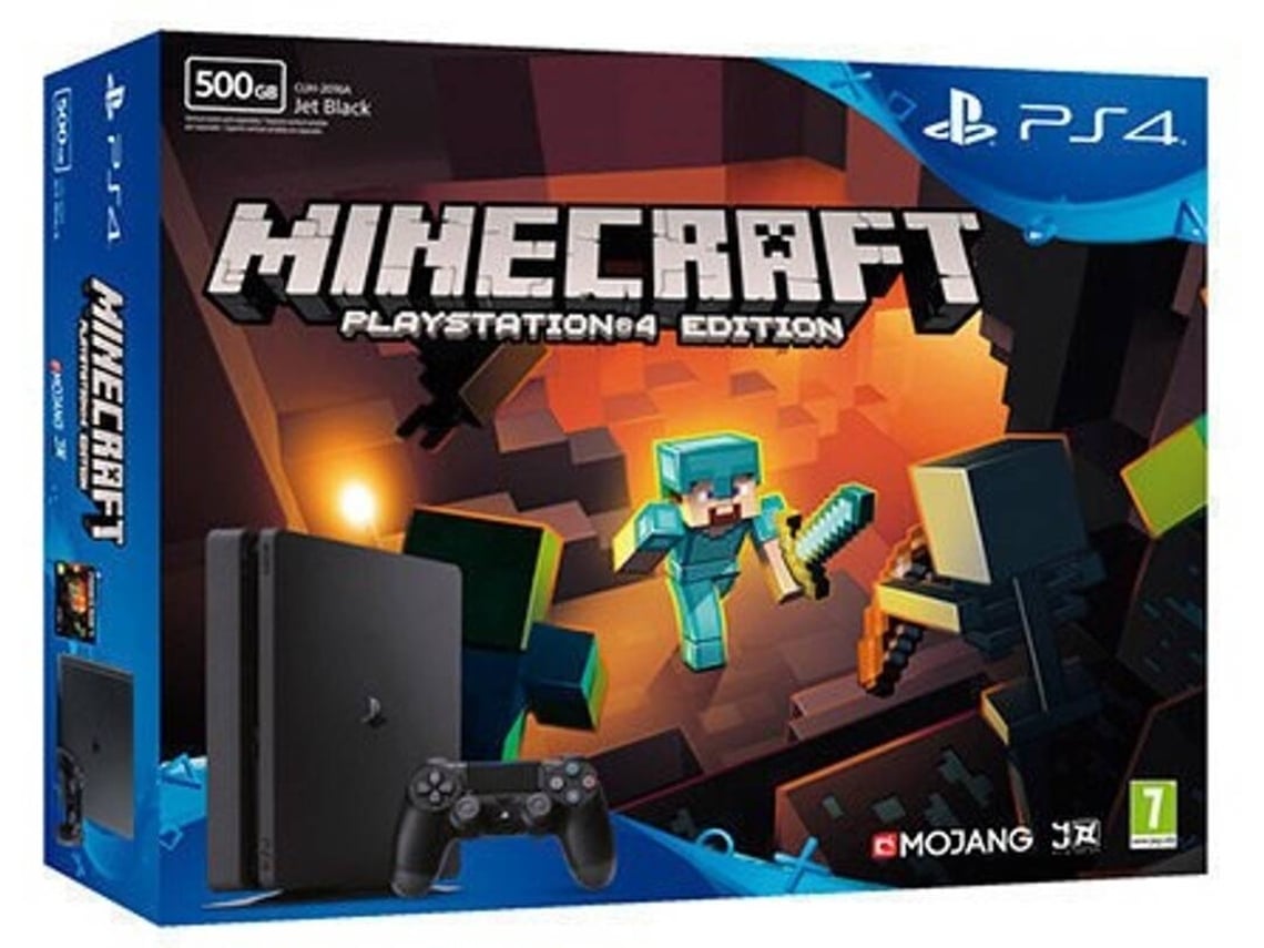 Disco De Jogo Da Edição Do PS4 Minecraft PlayStation Foto