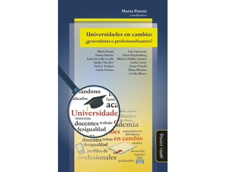 Livro Universidades En Cambio ¿Generalistas O Profesionalizantes? de Marta Panaia (Espanhol)