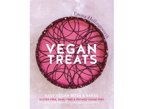 Livro vegan treats de emma hollingsworth (inglês)