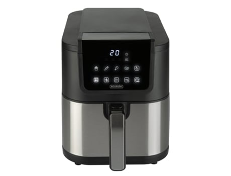 Fritadeira Sem Óleo Bourgini 5 L Livre de PFAS AirFryer Slim com cesto de Cerâmica ECO