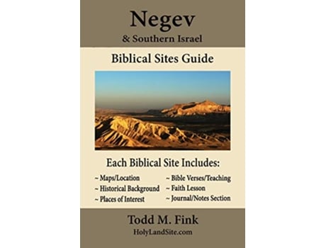 Livro Negev Southern Israel Biblical Sites Guide de Dr Todd M Fink (Inglês)