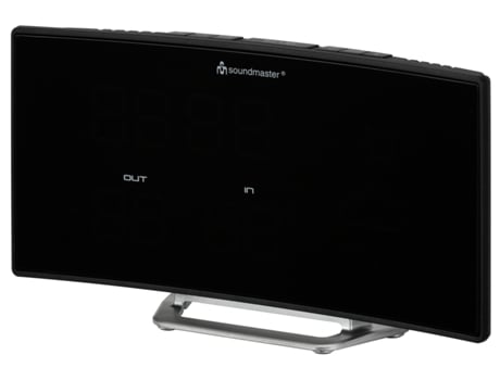 Rádio Despertador SOUNDMASTER FUR100 (Prateado - PPL - Alarme Duplo - Função Snoozer - Corrente)