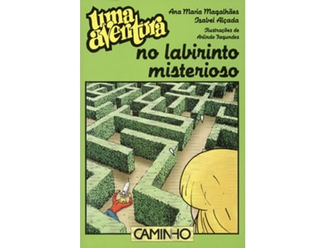 Livro - Uma Aventura no Labirinto Misterioso - Volume 49 de Ana Maria Magalhães e Isabel Alçada (Português)