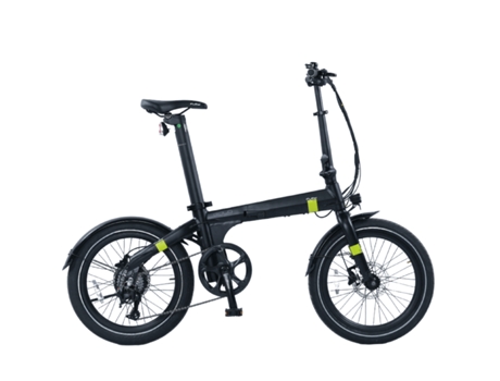 Bicicleta urbana FLEBI Eolo Black lime | autonomia 70km - bateria 10.4Ah