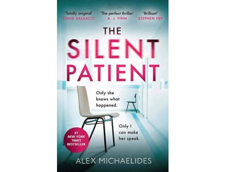 Livro The Silent Patient de Alex Michaelides (Inglês)