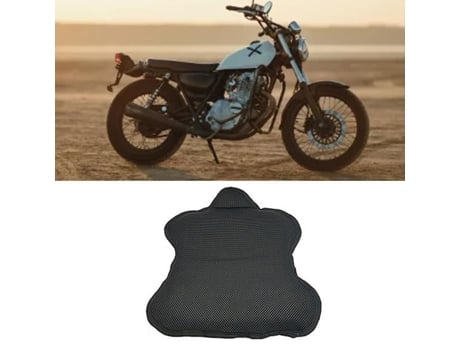 Drfeify assento absorvente de choque para motocicleta, almofada de assento em gel absorvente de choque, membros de parafarmácia para assento de motoci