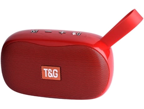 Coluna Bluetooth RITTEREC TG173 (Vermelho - Alcance: até 10 m)