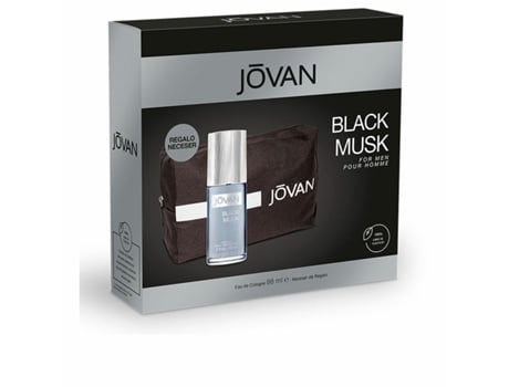 SET MAN MUSK BLACK EDT 88 VAP + GWP NECESER