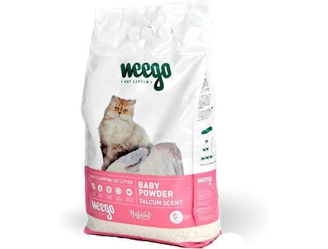 Areia para Gato Aglomerante  Baby Powder (5l)