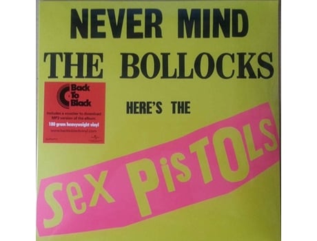 Vinil Sex Pistols: Never Mind The Bollocks, Her