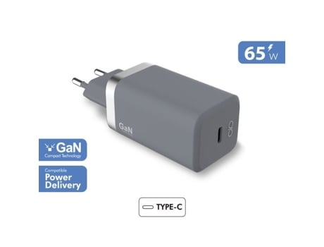 Carregador Usb C FORCE POWER Pd 65 W Power Delivery Gan