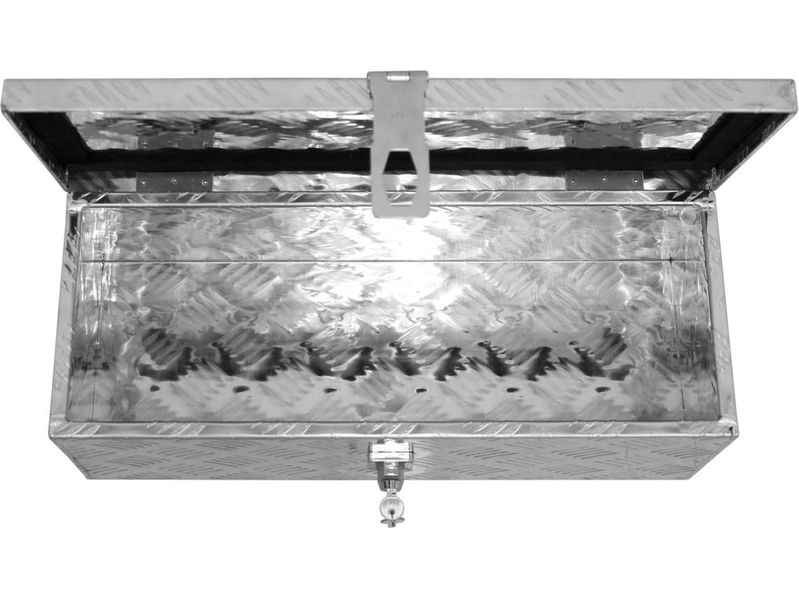 ECD Germany Caja de Aluminio Multiusos 73 x 24 x 32 cm Resistente