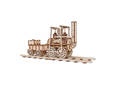 Modelo 3D de Madeira Locomotiva 40 Cm ECO WOOD ART