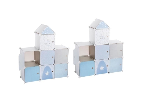 Conjunto de 2 Arrumação Castelo Cinza para Crianças ATMOSPHERA FOR KIDS