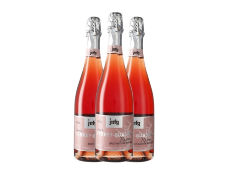 Espumante rosé FERRET GUASCH Rosat Brut Nature Cava Grande Reserva (0.75 L - 3 Unidades)