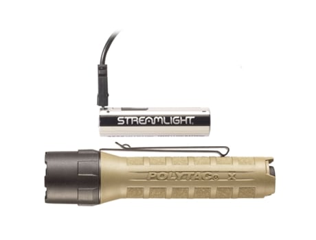 Lâmpada com Bateria 18650 Usb e Cabo STREAMLIGHT Stream Polytac X