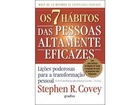 Livro Os 7 Hábitos Das Pessoas Altamente Eficaz de Stephen R. Covey (Português-Brasil)