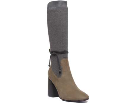 Botas de Mulher JUSTINREESS ENGLAND Pele Verde (40)