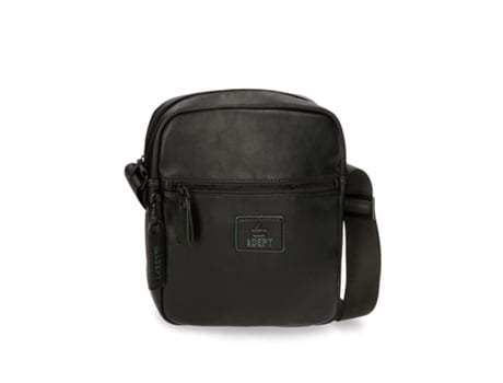 Bolsa de Hombro ADEPT Axel (PU - Preto - 23 x 27 x 7 cm)