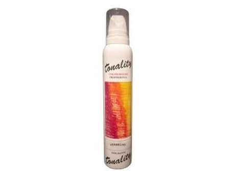 TONALITY ESPUMA COR VERMELHO 200ML INTERCOSMOS