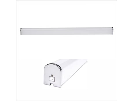 Luminária de Parede Led para Banheiro Espelhos Pinturas Murais Maquiagem Etc. Luz Neutra de 20W 4000K. Estilo Moderno e Simples. 90Cm Ip44 PAPUQ