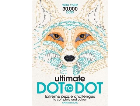 Livro ultimate dot to dot de gareth moore (inglês)