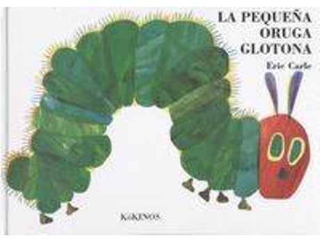 Livro La Pequeña Oruga Glotona (Grande Tapa Dura) de Eric Carle (Inglês)