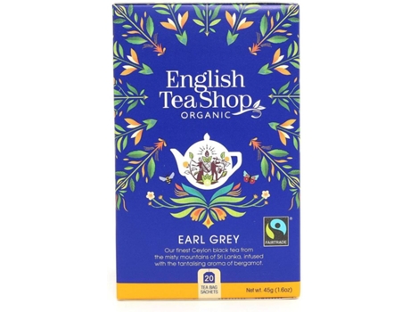 Chá ENGLISH TEA SHOP Chá Earl Grey (45 g)