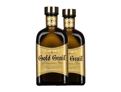 Gin CASA REDONDO Gold Grail Premium Gin Portugal Garrafa Medium (0.5 L - 2 Unidades)