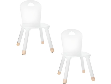 Conjunto de 2 Cadeiras Infantis White Atmosphera para Crianças ATMOSPHERA FOR KIDS