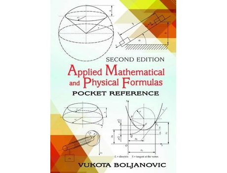 Livro applied mathematical & physical formulas de vukota boljanovic (inglês)