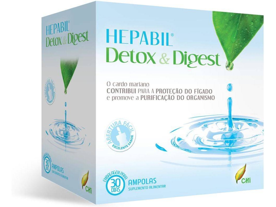 Suplemento Alimentar C H I Hepabil Detox 30 Ampolas Worten Pt