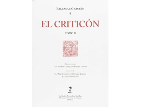 Livro El Criticon de Baltasar Gracian (Espanhol)