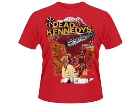 T-shirt DEAD KENNEDYS Kill The Poor (Algodão-Preto-Xl)